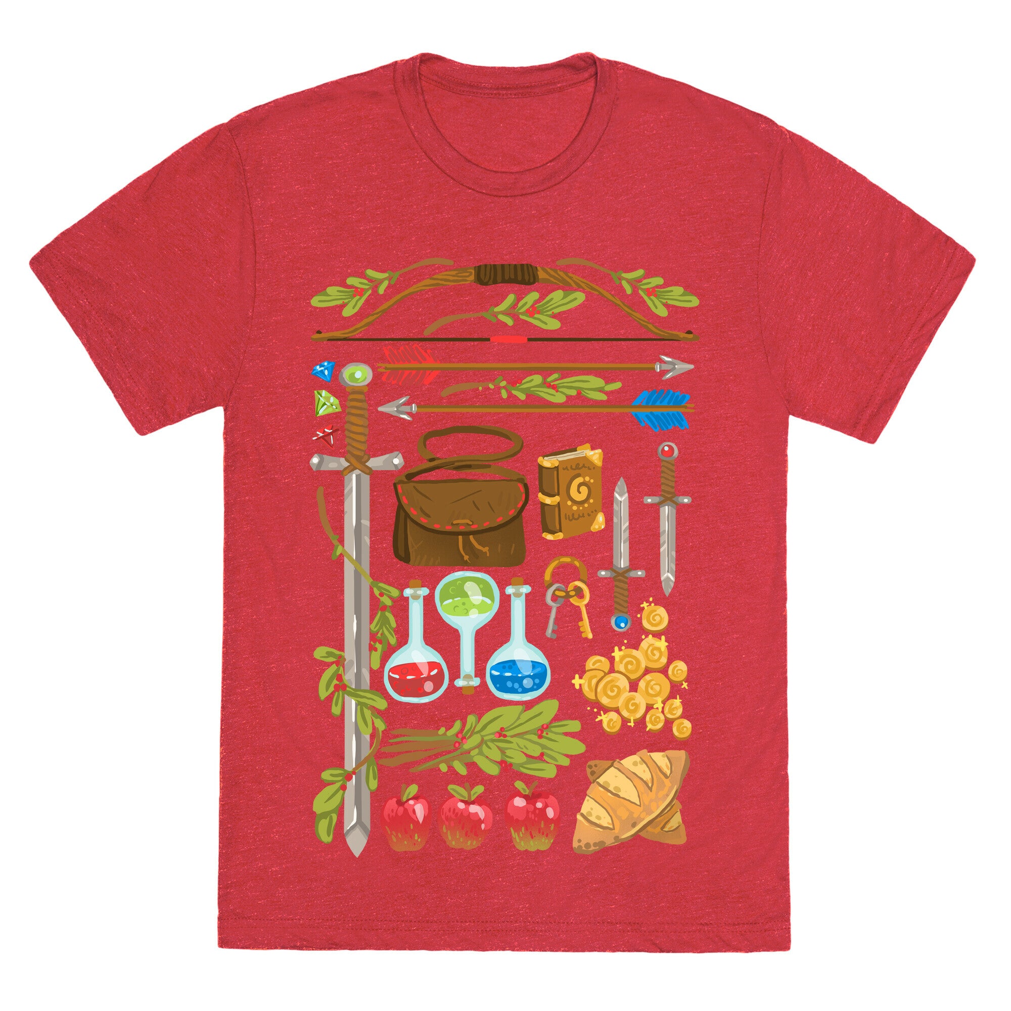 Fantasy RPG Adventurer Kit Unisex Triblend Tee